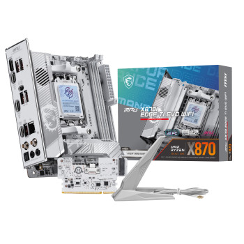 Refurbished MSI MPG X870I Edge TI EVO WIFI AMD X870 ITX Socket AM5 Motherboard
