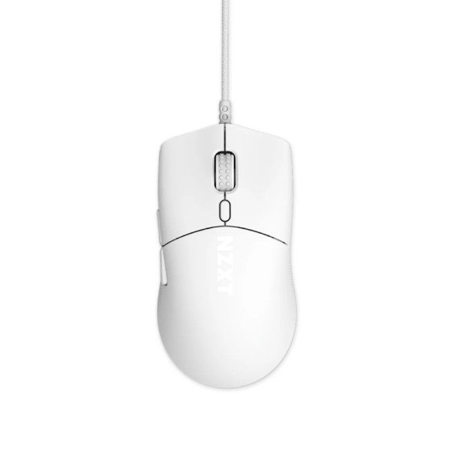 NZXT Lift 2 SYMM Ergonomic Wired Gaming Mouse - White