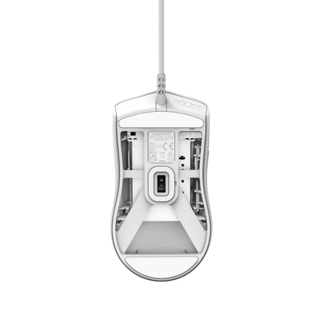 NZXT Lift 2 SYMM Ergonomic Wired Gaming Mouse - White