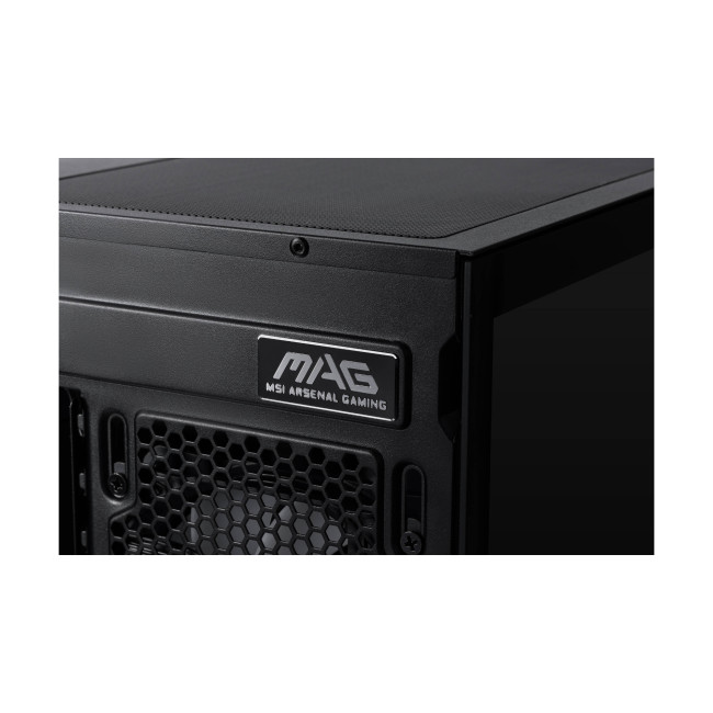 MSI MAG PANO 110R PZ ARGB Tempered Glass Mid Tower Gaming PC Case - Black