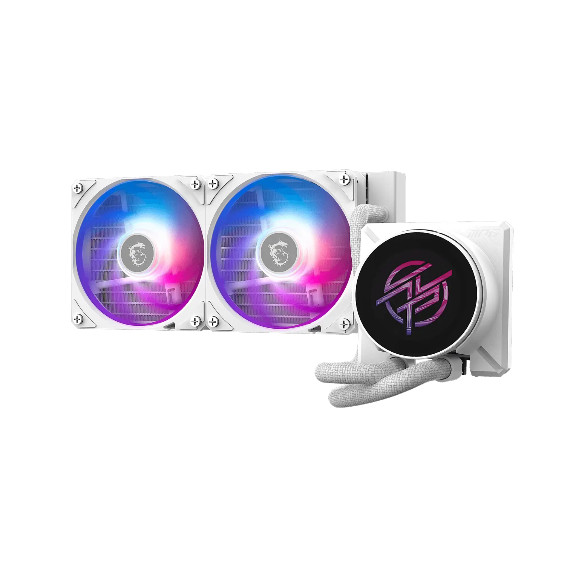 MSI MPG CoreLiquid P22 240 W ARGB LCD All-In-One Liquid Cooler - White