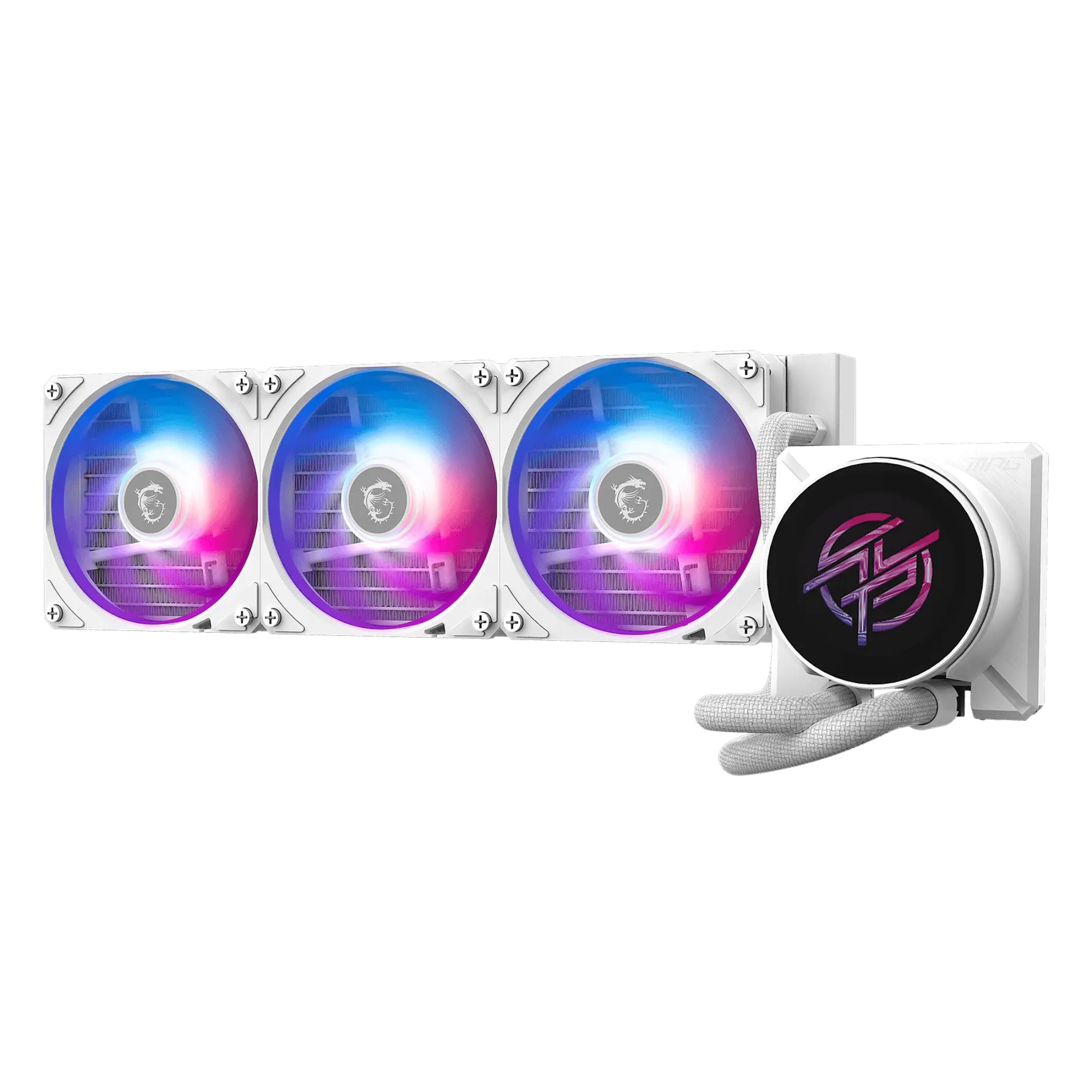 MSI MPG CoreLiquid P22 360 W ARGB LCD All-In-One Liquid Cooler - White