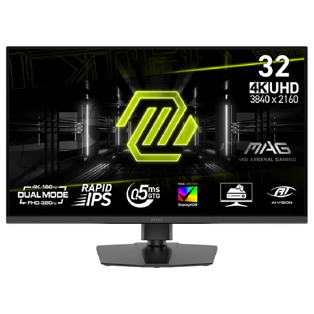 Refurbished MSI MAG 322URDF E16 32" 160Hz 4K Ultra HD 0.5ms IPS Height Adjustable Gaming Monitor
