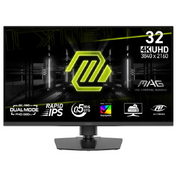 Refurbished MSI MAG 322URDF E16 32" 160Hz 4K Ultra HD 0.5ms IPS Height Adjustable Gaming Monitor