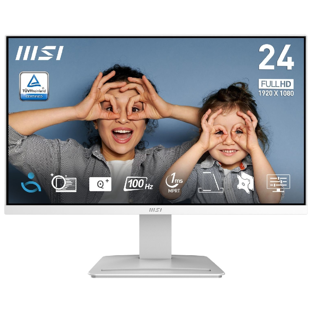 New Open Box MSI Pro MP2412W 23.8" Full HD LCD 100Hz 1ms HDMI DisplayPort Adaptive Sync Monitor