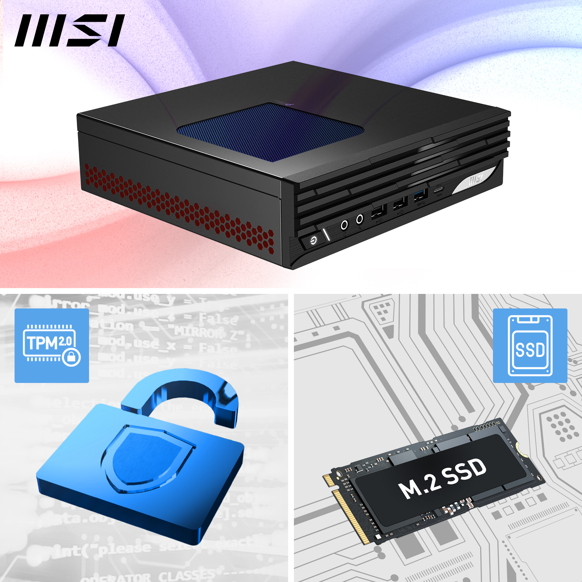 MSI PRO DP21 i5-14400 16GB 512GB Mini PC