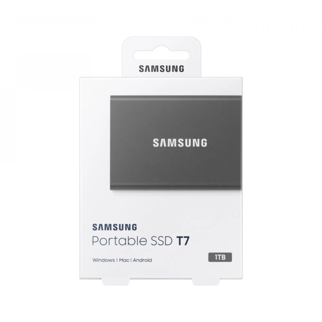 Samsung T7 1TB USB 3.2 Gen2 Type-C Portable SSD - Grey