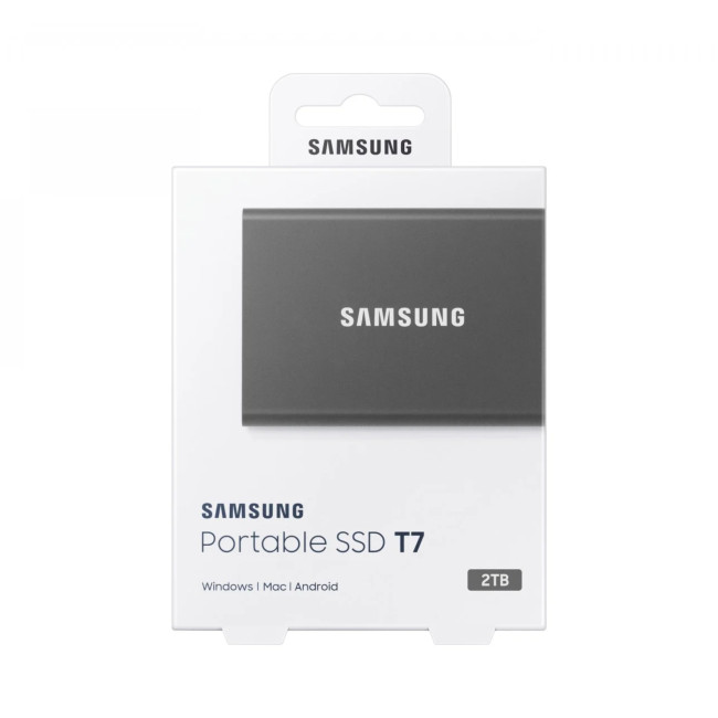 Samsung T7 2TB USB 3.2 Gen2 Type-C Portable SSD - Grey