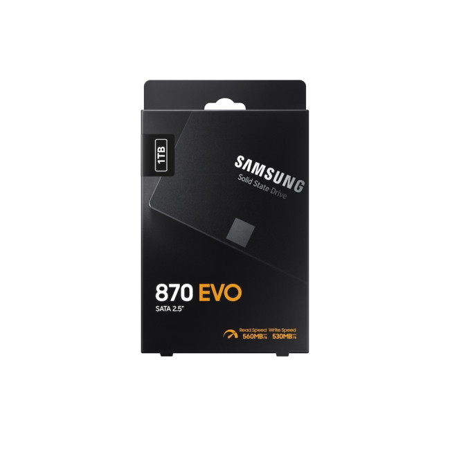 Samsung 870 EVO 1TB 2.5"  560 MB/s SATA 6 Gbps Serial ATA III Solid State Drive (SSD)