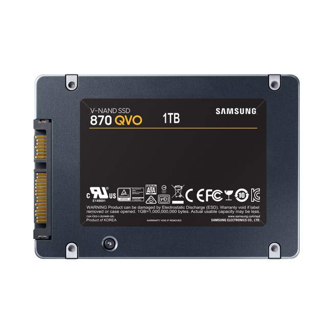 Samsung 870 EVO 1TB  2.5" 560 MB/s SATA 6 Gbps Serial ATA III Solid State Drive (SSD)