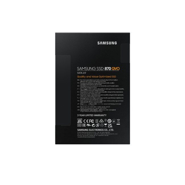 Samsung 870 EVO 1TB  2.5" 560 MB/s SATA 6 Gbps Serial ATA III Solid State Drive (SSD)