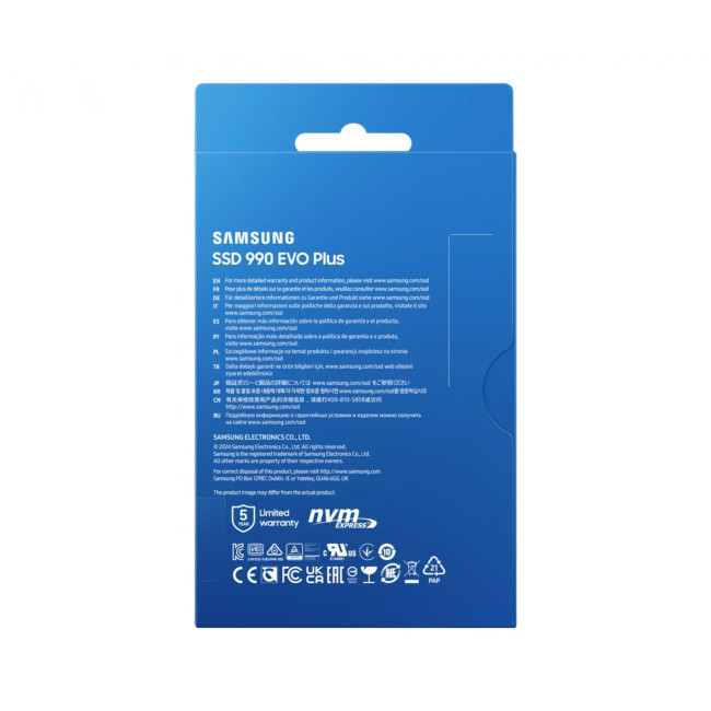 Samsung 990 EVO Plus 1TB M.2 2280 NVMe PCIe 5.0 SSD