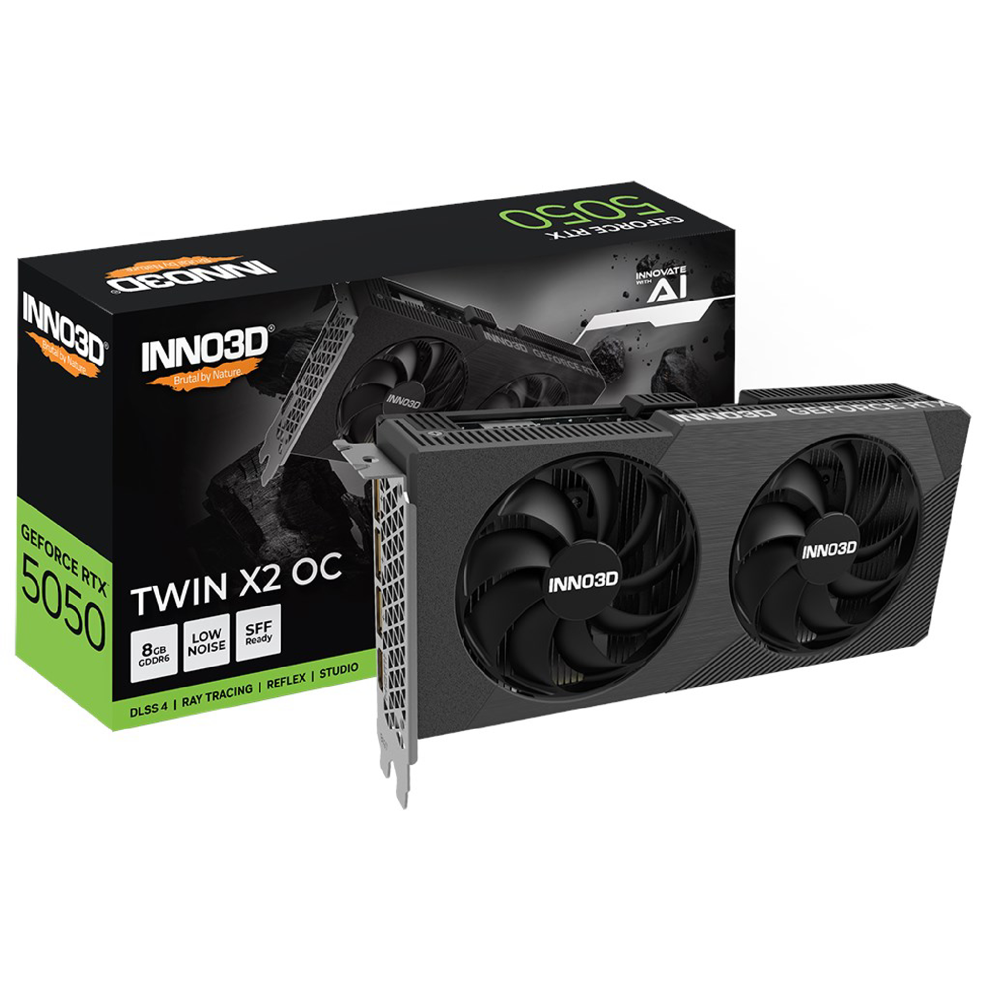 Inno3D GeForce RTX 5050 Twin X2 8GB OC Graphics Card