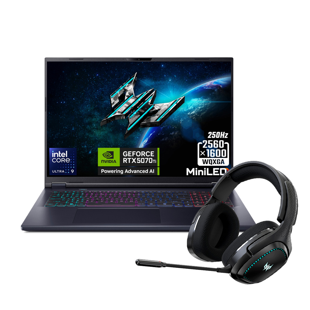 Acer Dark Grey Predator Helios Neo 18 Ai Intel Core Ultra 9 275Hx 32Gb Ram 2Tb Ssd Rtx 5070 Ti 18" Windows 11 Home Gaming Laptop