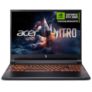 Acer Nitro V16 AI 260 AMD Ryzen 7 16GB RAM 1TB SSD 16" GeForce RTX 5060 WUXGA 180Hz Windows 11 Gaming Laptop