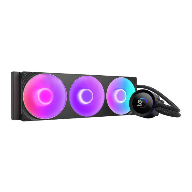 NZXT Kraken Plus 360mm ARGB  Intel/AMD AIO CPU Liquid Cooler w/ 1.54" LCD - Black