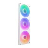 NZXT F420 RGB Core 140mm Pc Case Fans White Triple Pack