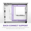 NZXT H3 Flow Tempered Glass Micro-ATX Gaming PC Case White