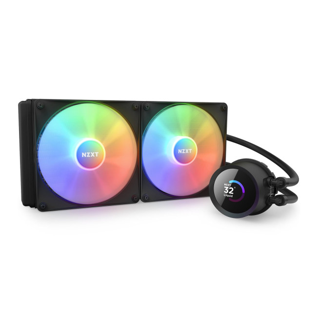 NZXT KRAKEN 280 RGB (2023) Intel/AMD AIO CPU Water Cooler w/ 1.54" LCD - Black