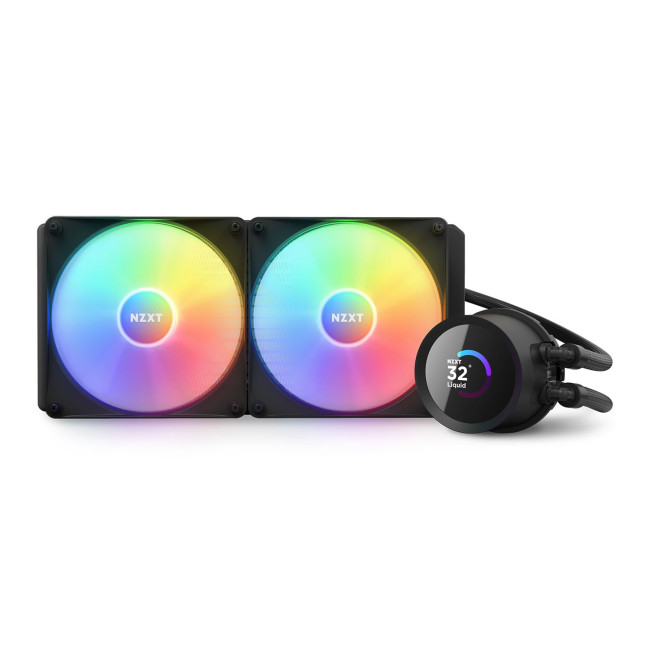 NZXT KRAKEN 280 RGB (2023) Intel/AMD AIO CPU Water Cooler w/ 1.54" LCD - Black