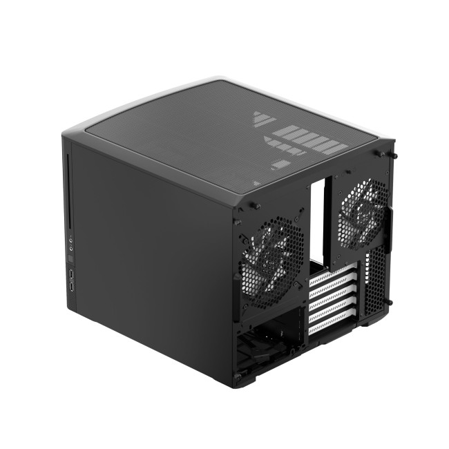 Fractal Design NODE 804 Black microATX Cube PC Case
