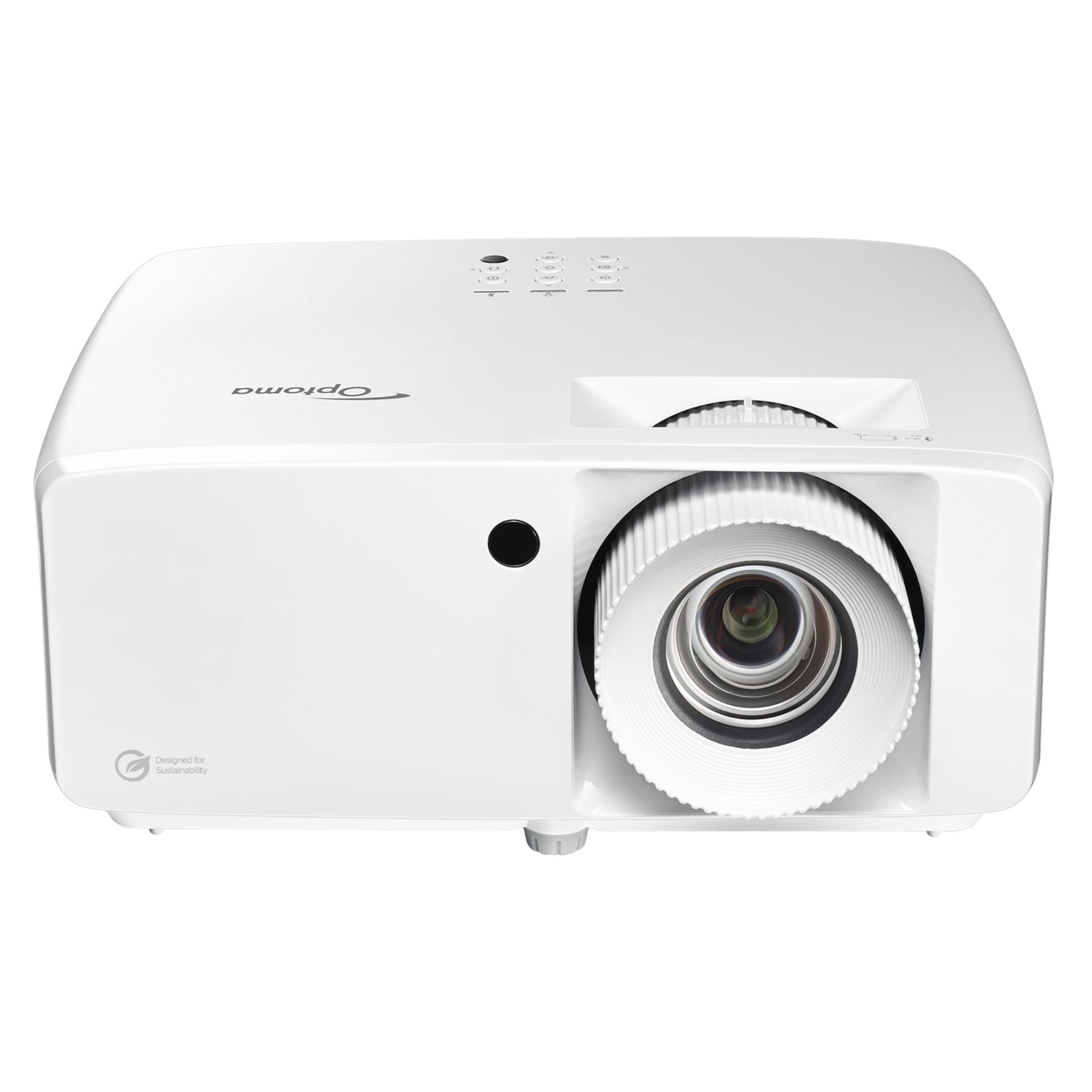 Optoma UHZ67-W 4300 Lumens 4K Ultra HD Duracore 3D Laser Projector with Speakers