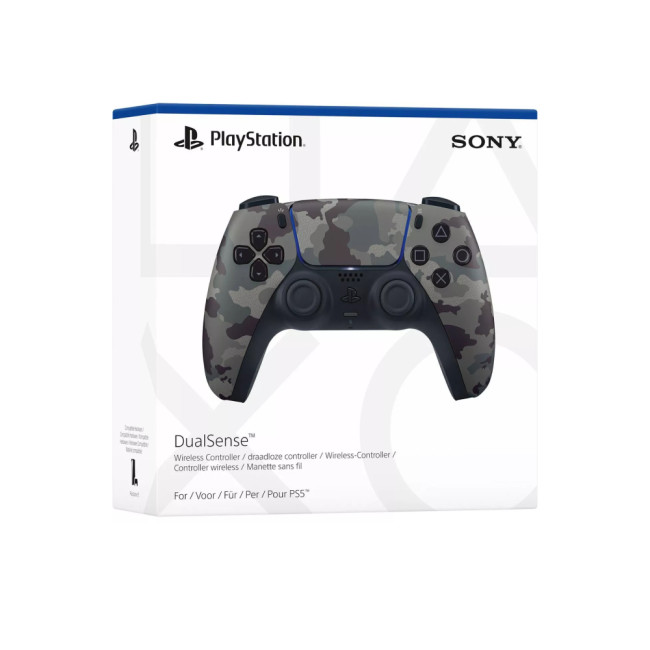 Sony DualSense Grey Camouflage Wireless PS5 Gaming Controller