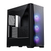 Phanteks Eclipse G370A Tempered Glass ATX Gaming PC Case - Black