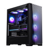 Phanteks Eclipse G370A Tempered Glass ATX Gaming PC Case - Black