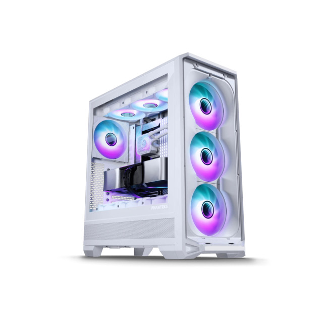 Phanteks Eclipse G400A RGB Tempered Glass Mid Tower Gaming PC Case - White