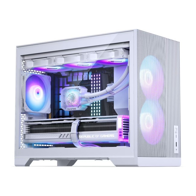 Phanteks XT M3 M25 Tempered Glass Micro ATX PC Case - White
