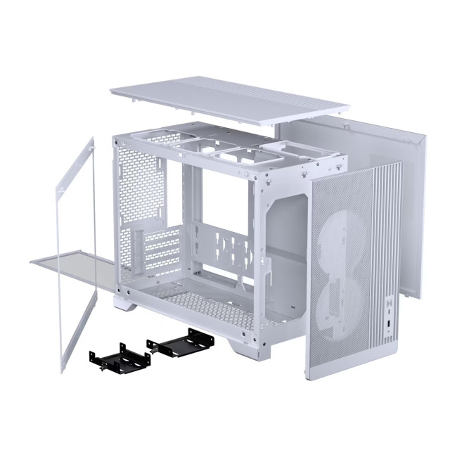 Phanteks XT M3 Fanless Tempered Glass Micro ATX PC Case - White