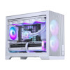 Phanteks XT M3 Fanless Tempered Glass Micro ATX PC Case - White