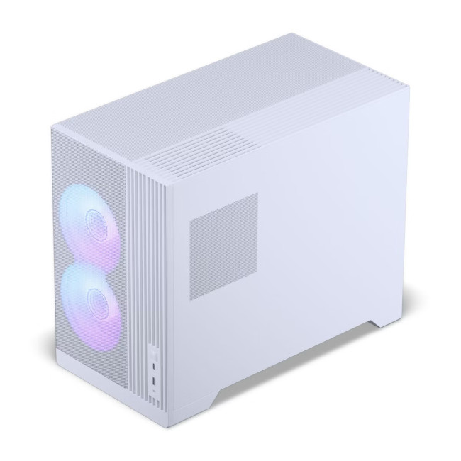 Phanteks XT M3 Fanless Tempered Glass Micro ATX PC Case - White