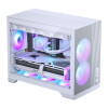 Phanteks XT M3 Fanless Tempered Glass Micro ATX PC Case - White