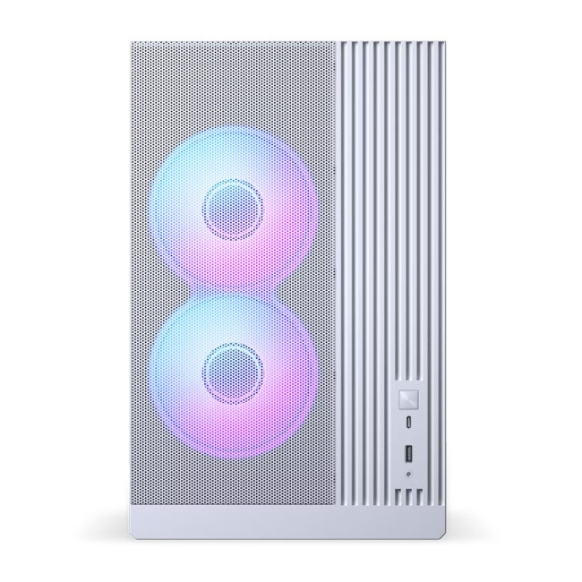 Phanteks XT M3 Fanless Tempered Glass Micro ATX PC Case - White