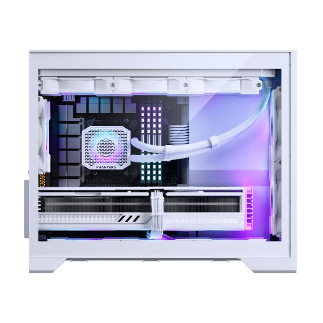 Phanteks XT M3 Fanless Tempered Glass Micro ATX PC Case - White