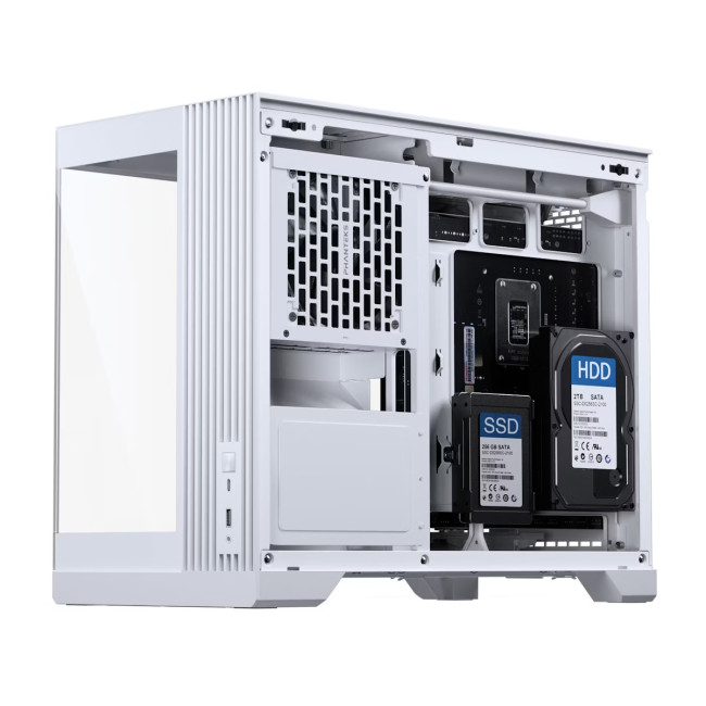 Phanteks XT V3 Tempered Glass Micro ATX PC Case - White