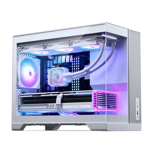 Phanteks XT V3 Tempered Glass Micro ATX PC Case - White