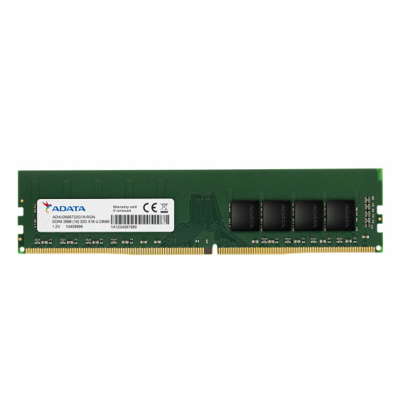 ADATA AD4U26664G19-SGN memory module 4 GB 1 x 4 GB DDR4 2666 MHz