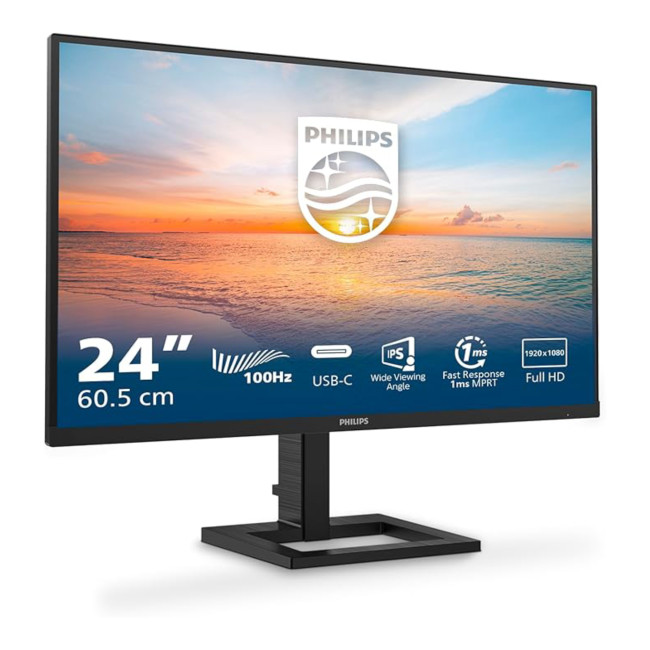 Philips 24E1N1300AE 23.8" Full HD 100Hz IPS 1ms Height adjustable LCD Monitor
