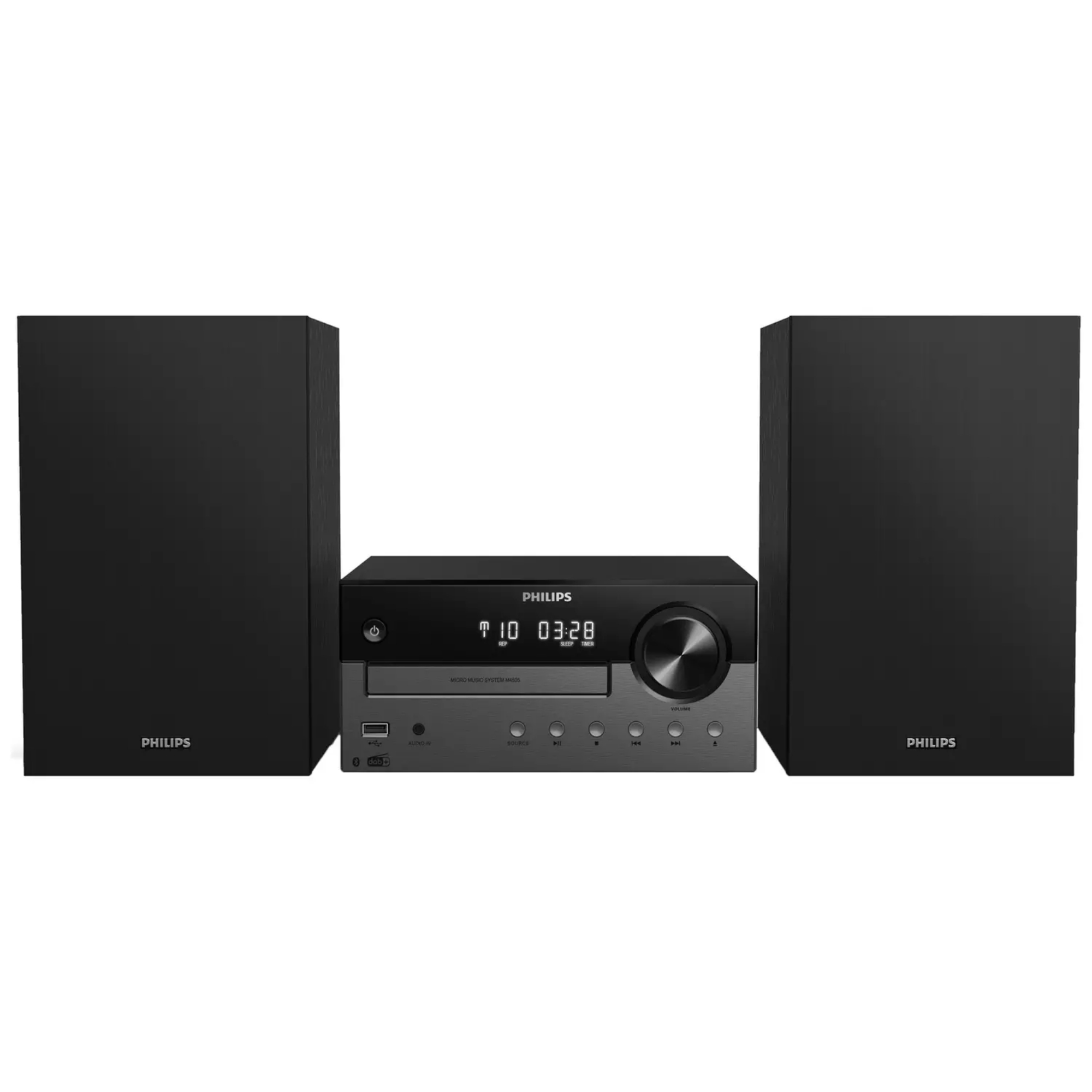 Refurbished Philips TAM4505/12 Hi-Fi Micro System with Bluetooth - Black