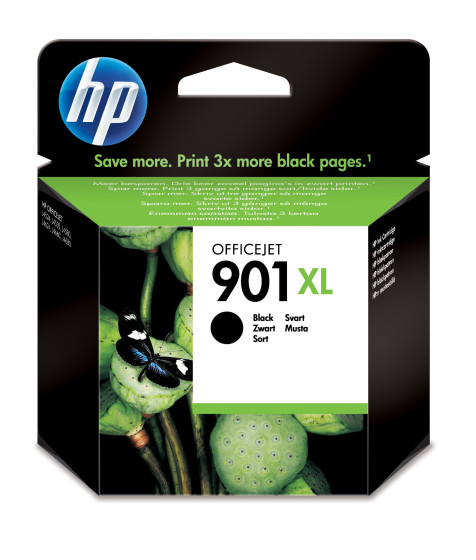 HP 901XL High Yield Black Original Ink Cartridge, High (XL) Yield, 700 pages