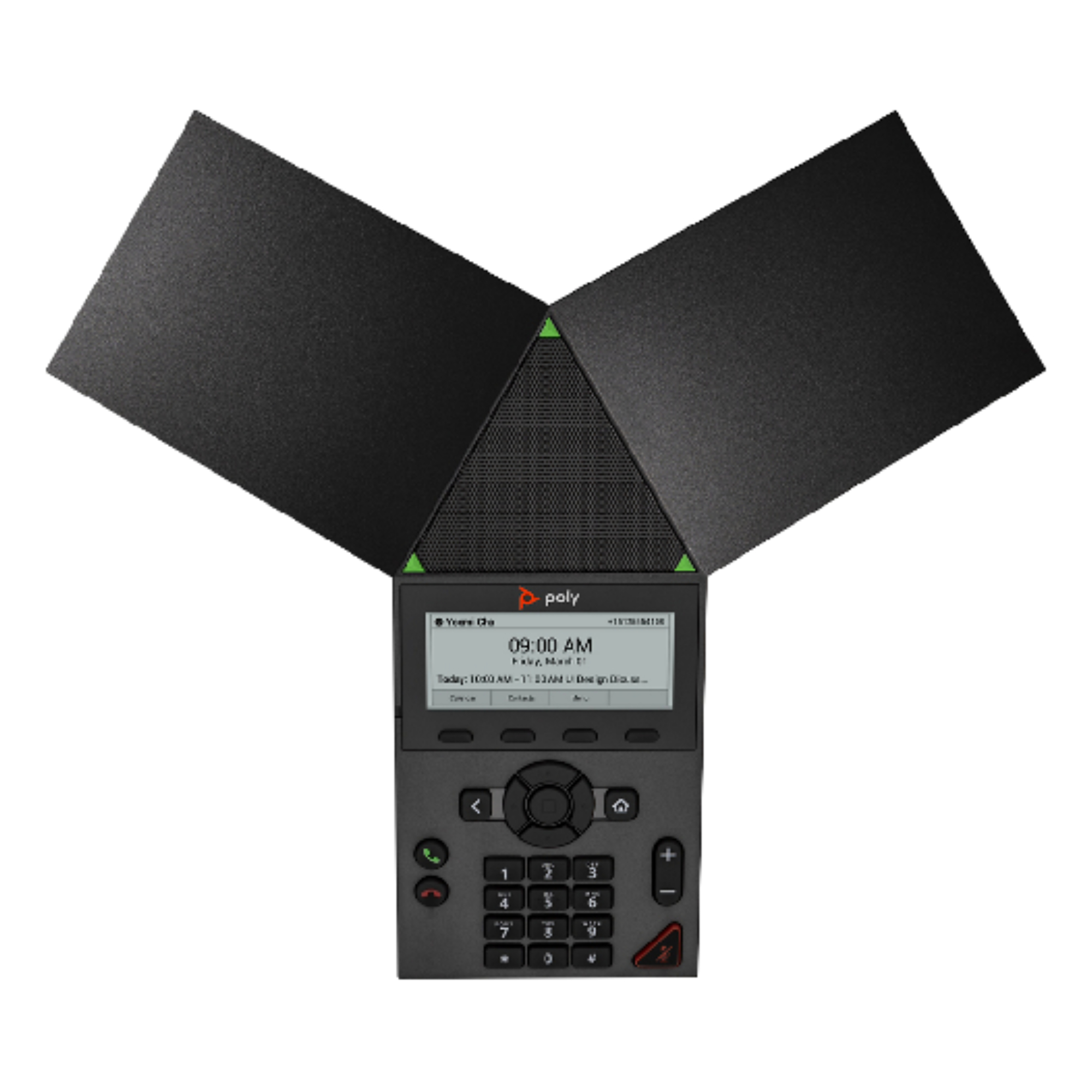 Poly Dark Grey Trio 8300 Voip Conference Phone With Built-In Wifi And Bluetooth