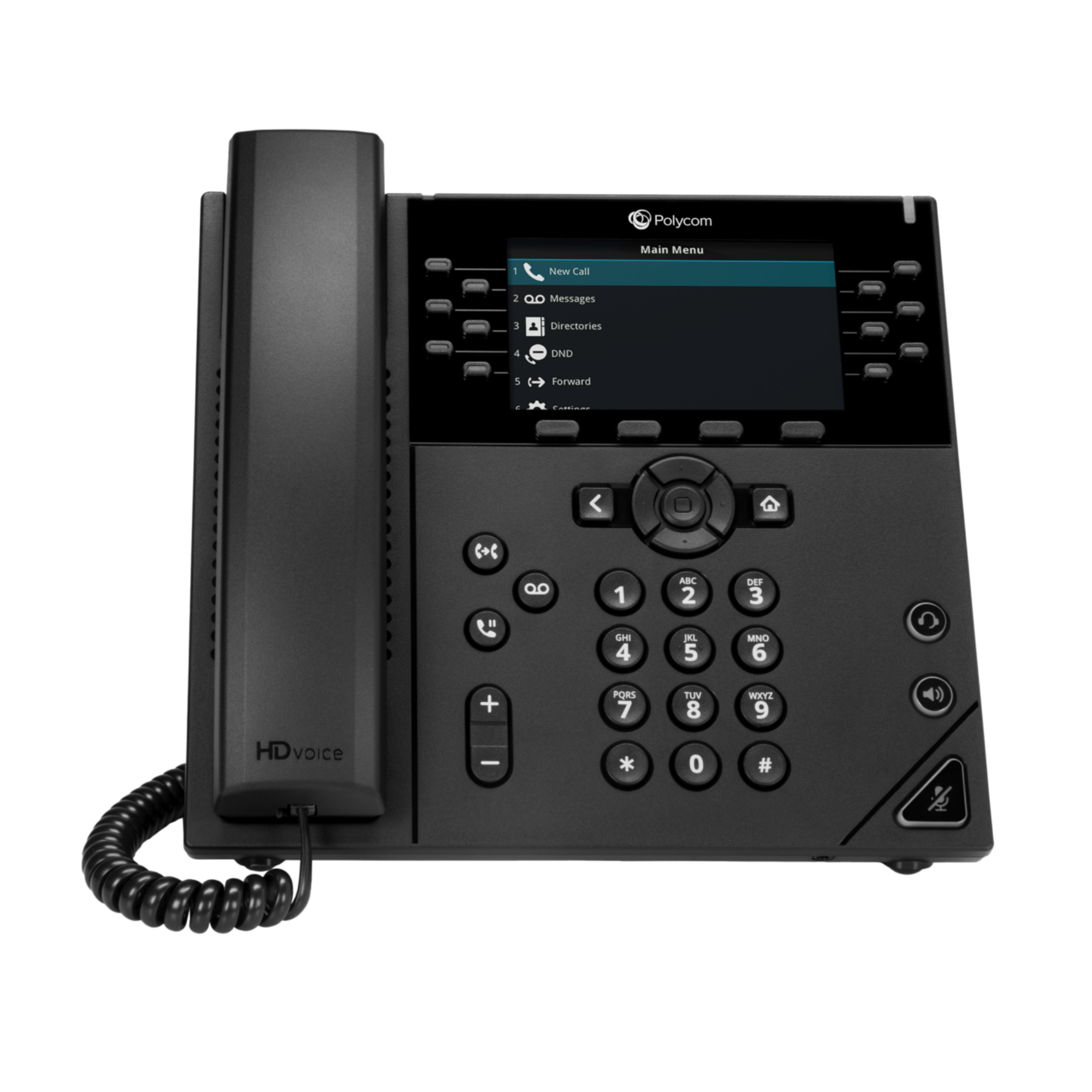 Poly Black Vvx 450 12-Line Ip Desktop Phone And Poe-Enabled - No Localization