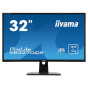 Iiyama ProLite XB3270QS-B1 32" WQHD IPS Monitor Built-in Speakers HDMI DVI 4ms