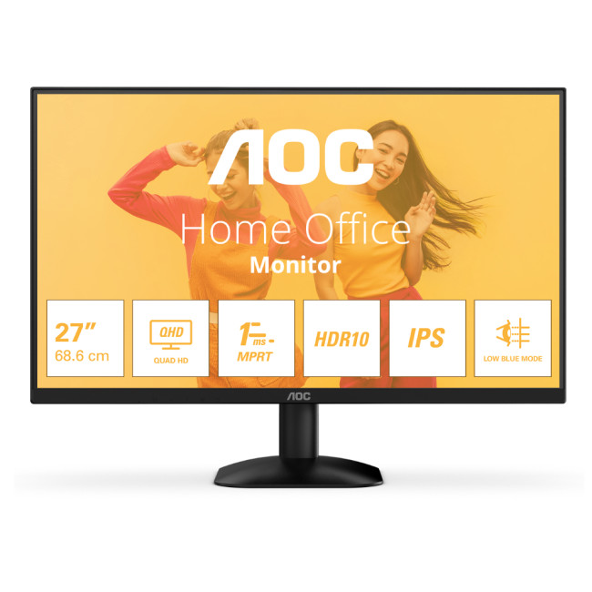 AOC Q27B35E 27" IPS Quad HD 75Hz HDMI Displayport Monitor