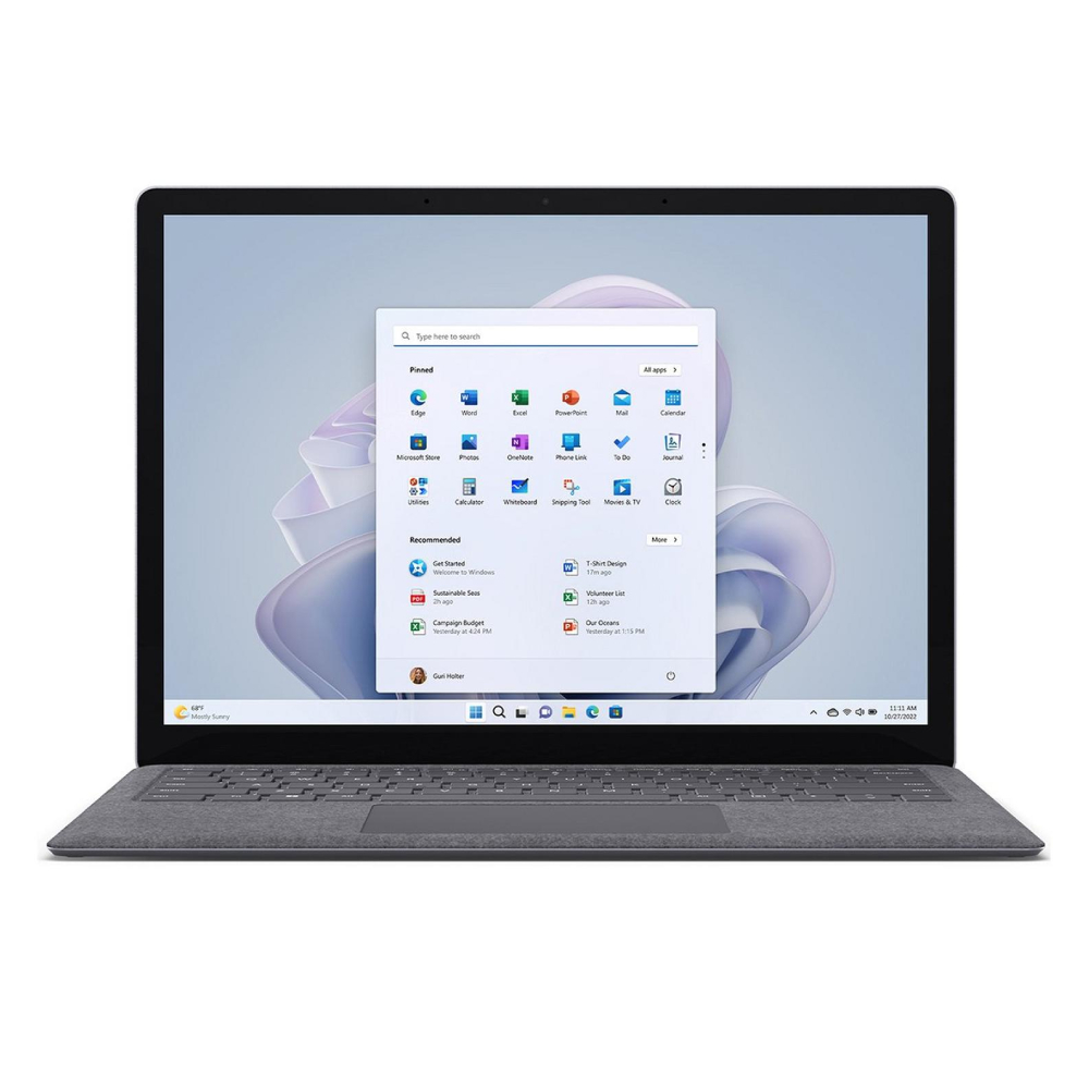 Microsoft Platinum Refurbished Surface 5 Intel Core I5-1235U 8Gb Ram 256Gb Ssd 13.5" Touchscreen Windows 11 Home Laptop