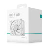 DeepCool FD12 120mm PWM PC Case Fan - White 3 Pack