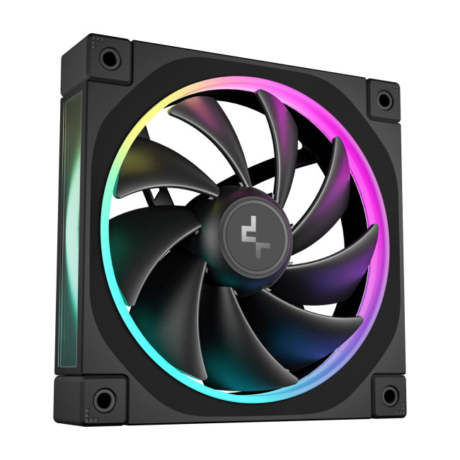 DeepCool FL12 120mm PWM PC Case Fan - Black 3 Pack